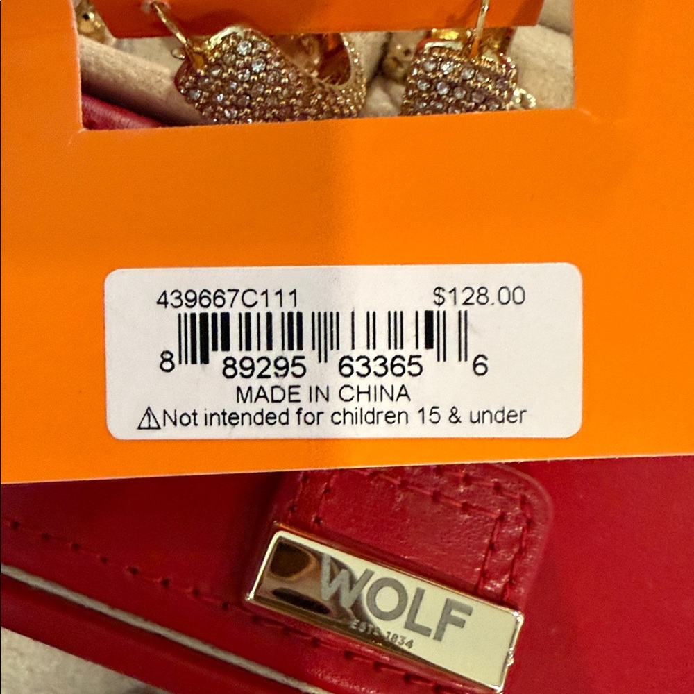 Kurt Geiger Gold Sugnature Eagle Earrings includes Dust Bag - Picture 4 of 4